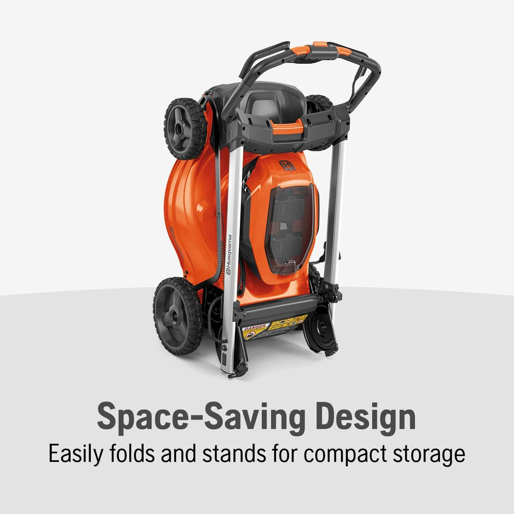 Husqvarna Lawn Xpert LE-322R Battery Powered Self Propelled Lawn Mower with Brushless Motor, Electric Lawn Mower for Small Yards (1/4-1/2 Acre), 40V Lithium-Ion Battery and Charger Included