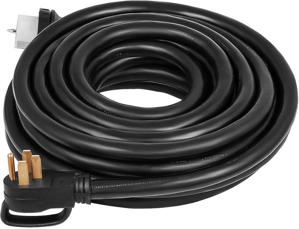VEVOR 30 FT 50 Amp Generator Extension Cord STW 6/3 + 8/1, 125V 250V Generator Power Cord N14-50P & SS2-50R & CS6364 Twist Lock Connectors