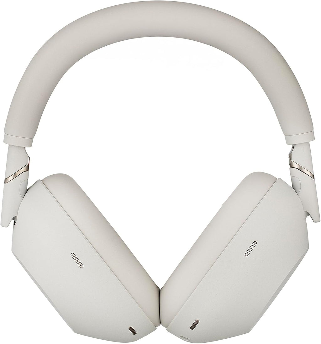 Sony WH-1000XM6 Wireless Noise Canceling Headphones (Silver) Foldable Over-Ear Bluetooth Headset | Hi-Res Audio, 30-Hour Battery, LDAC, Multipoint with USB Wall Adapter and Microfiber Cleaning Cloth