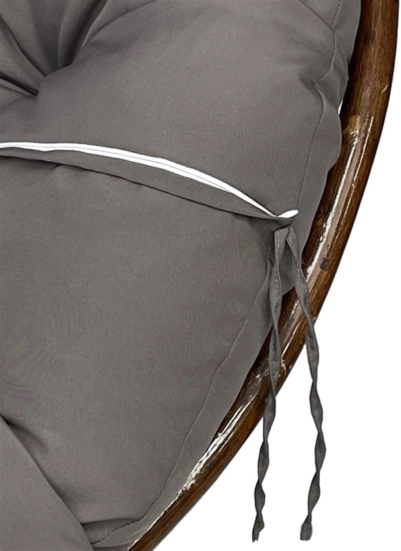 Rocker Chair Pads Thickened Hanging Egg Swing Chair Cushion for Outdoor Patio Garden Swing Chair Wine Red 59' x 43'
