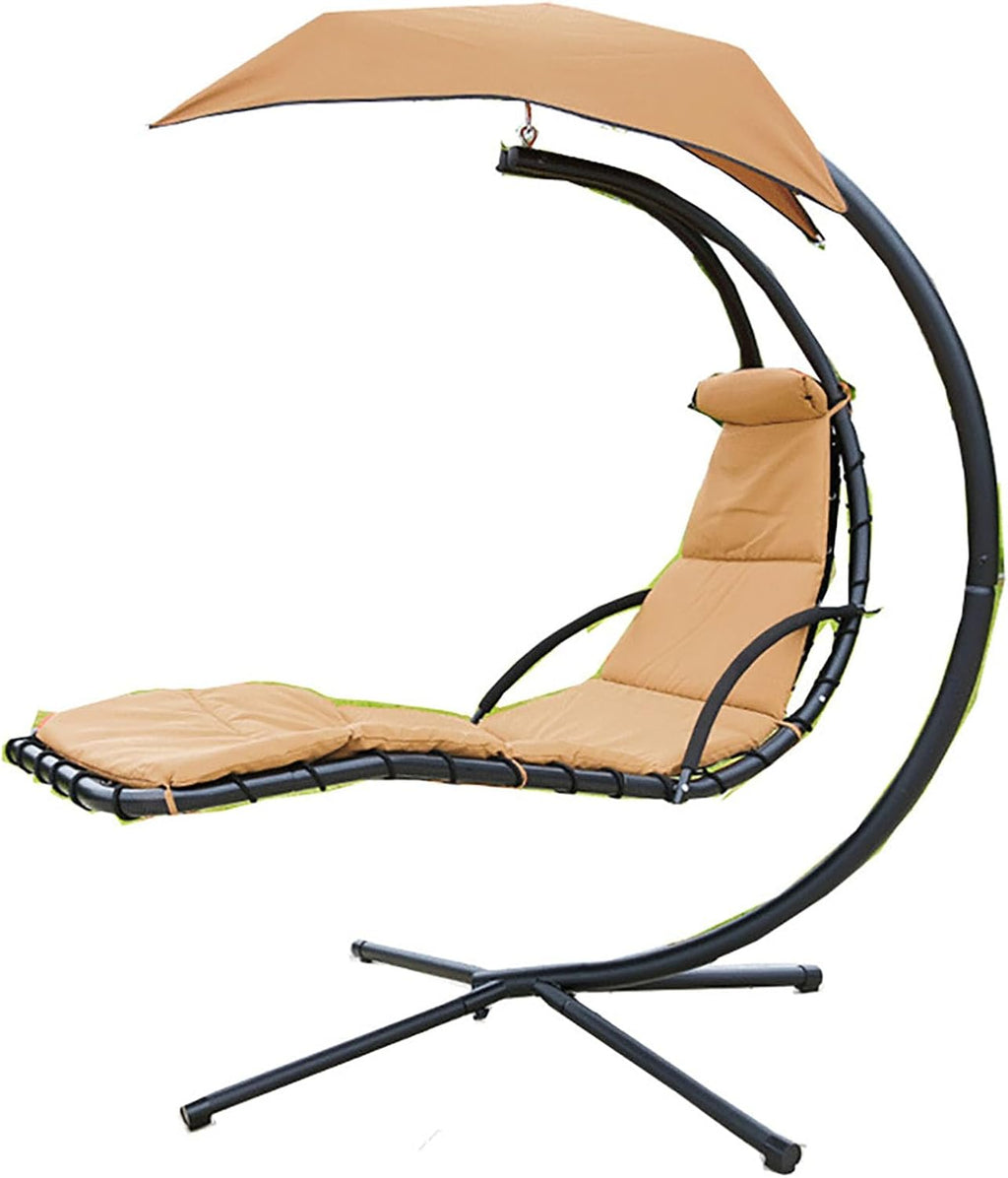 GARCAN Hanging Chair Cushion, Swing Chair Replacement Cushion, Replacement Cushion Pad and Umbrella for Hanging Lounge Chair Outdoor Chaise Hanging Hammock Chair Pillow Pad, Waterproof Soft Fabric,B