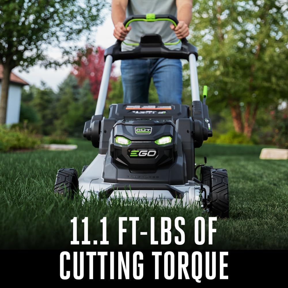 EGO POWER+ Electric Lawn Mower, Self-Propelled Cordless with 22' Aluminum Deck, Select Cut and Touch Drive, Includes 56V 10.0Ah Battery and Charger - LM2206SP