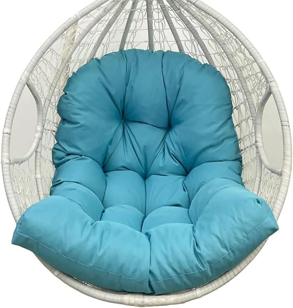 Waterproof Egg Chair Cushion Replacement, U Shaped Egg Chair Cushion for Bedroom Balcony Egg Chair Hammock Chair Cushion Basket Hanging Chair Cushion Teal
