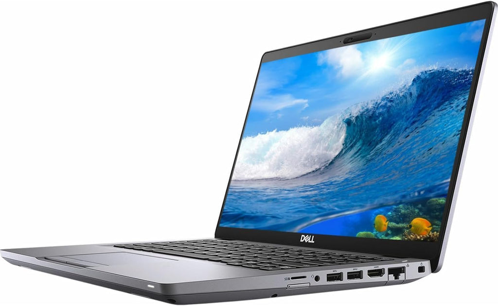 Dell Latitude 5411 14-inch FHD (1920×1080) Laptop Compuer, Intel Quad-Core i5-10400H, 32GB DDR4 RAM, 512GB NVMe SSD, Backlit Keyboard, HDMI, Windows 11 Pro (Renewed)