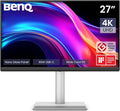 BenQ MA270UP 27' 4K 3840x2160 Monitor for MacBook® Pro/Air, Dual USB-C, 90W Power Delivery, Mac Color Match, USB Hub, Brightness & Volume Control on Mac, Height & Tilt Adjustable Stand, P3 Color Gamut
