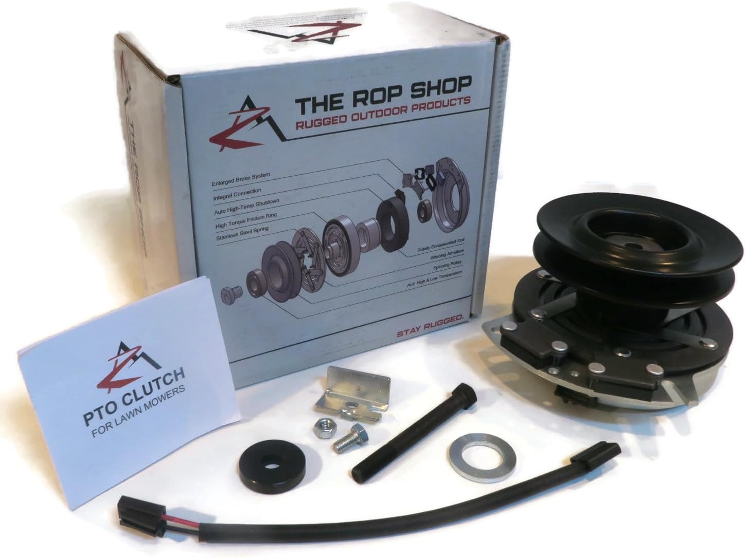 The ROP Shop Electric PTO Clutch for Cub Cadet Series RZT50 Kohler 17AA5B7P Yard Lawn Mower