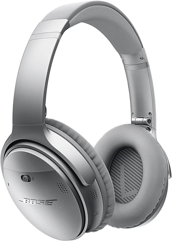 Bose QuietComfort 35 (Series I) Wireless Headphones, Noise Cancelling - Silver