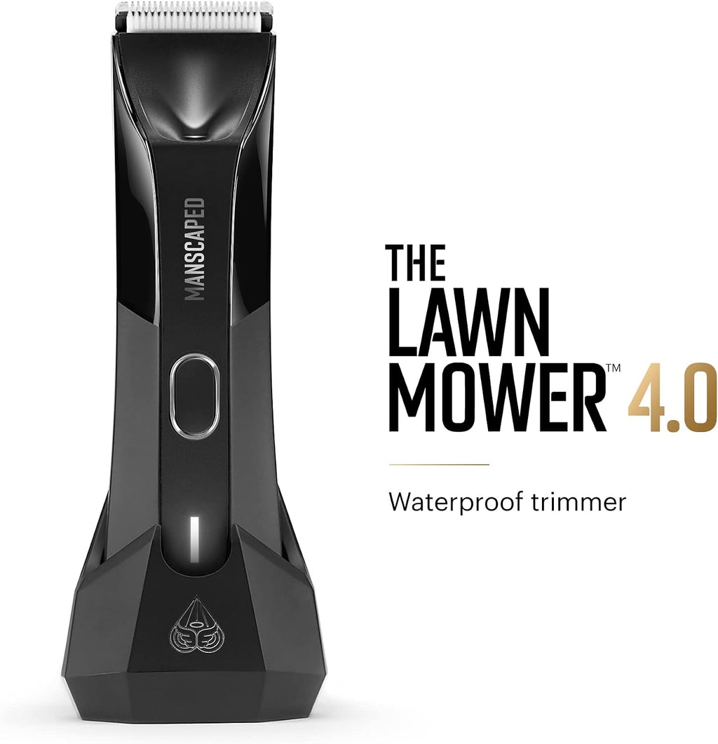 MANSCAPED® Perfect Package 4.0 Kit Contains: The Lawn Mower® 4.0 Electric Trimmer, Ball Deodorant, Body Wash, Performance Spray-on-Body Toner, Four Piece Luxury Nail Kit, Toiletry Bag, 3 Shaving Mats