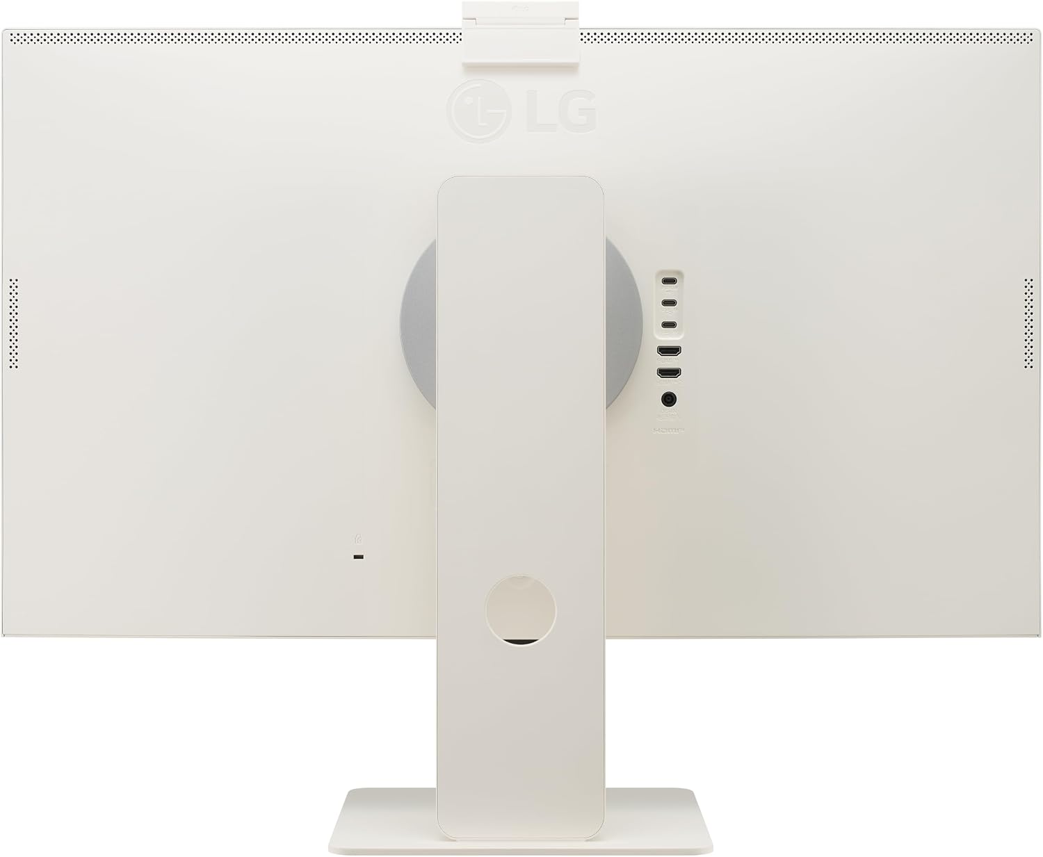 LG 32SR85U-W Smart Monitor 32-inch 4K UHD (3840x2160), IPS Display, webOS 23, USB Type-C 90W PD, Built-in FHD Webcam & Speaker, HDR 10, AirPlay 2, Screen Share, Bluetooth, White