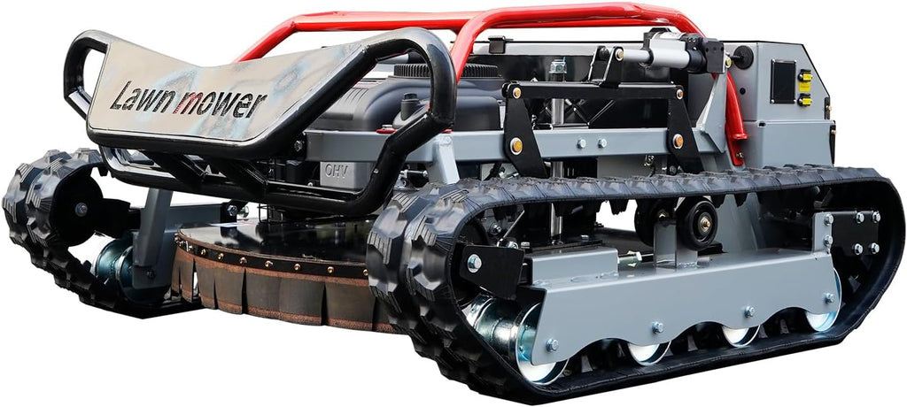 Remote-Controlled Robotic Lawnmower with a Powerful 22hp Brand Engine, Capable of Climbing Slopes up to 65°, and Featuring a High-Power 48v Brushless Motor Suitable for All Terrains