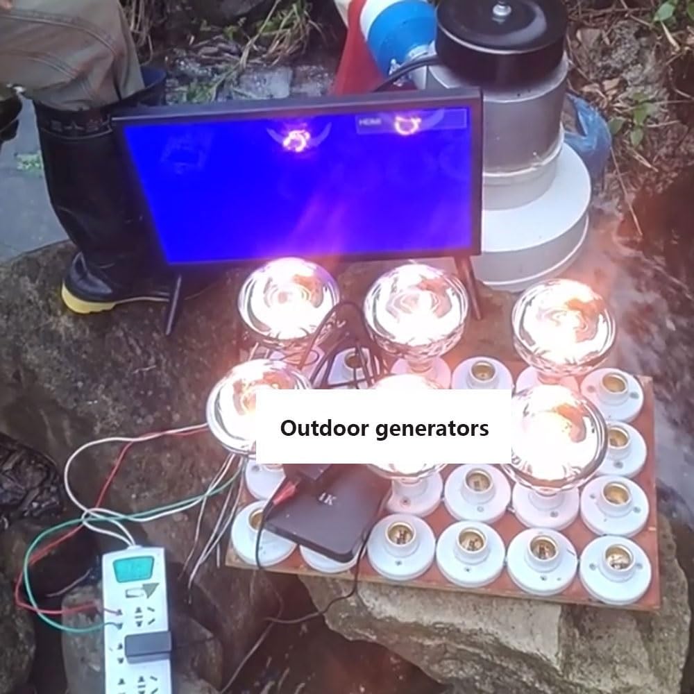 3000W Micro Hydro Generator, 220V Water Turbine Generator, Hydroelectric Generator, High Power Generator for Home Outdoor Camping