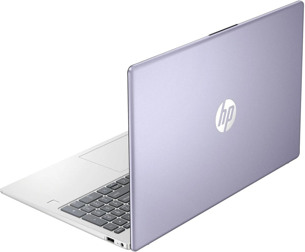 HP 15 Slim Laptop in Lavender Intel 8-core i3-N305 up to 3.8GHz 8GB RAM 256GB SSD 15.6in Full HD LCD Webcam WiFi HDMI W11 (15-FD - Renewed)