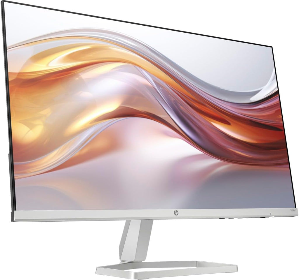 HP 24' 100Hz 300 nits IPS FHD (1920x1080) Monitor (Replaces M24f) w/Docztorm Hub USB Port Expander, Flicker-Free, Adjustable Tilt, 1x HDMI 1.4, 1x VGA, Black/Silver (2026 Latest Model)