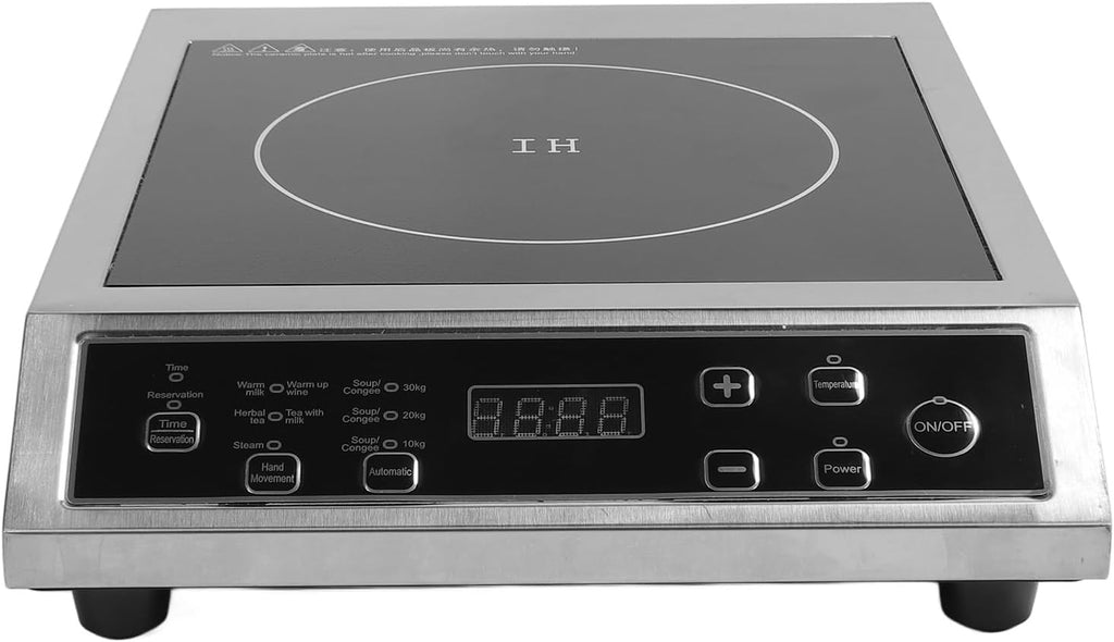 3500W Portable Induction Cooktop Easy to Clean Multifunctional Countertop Burner Induction Hot Plate with Sensor Touch Panel for Cooking (US Plug 110V)