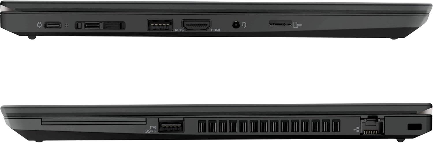 Lenovo Thinkpad T14 (Gen 1) 14' Laptop, i5 10310U 1.7Ghz, 16GB DDR4, 512GB NVMe SSD, 1080p Full HD, Thunderbolt 3, HDMI, Webcam, Windows 11 Pro (Renewed)