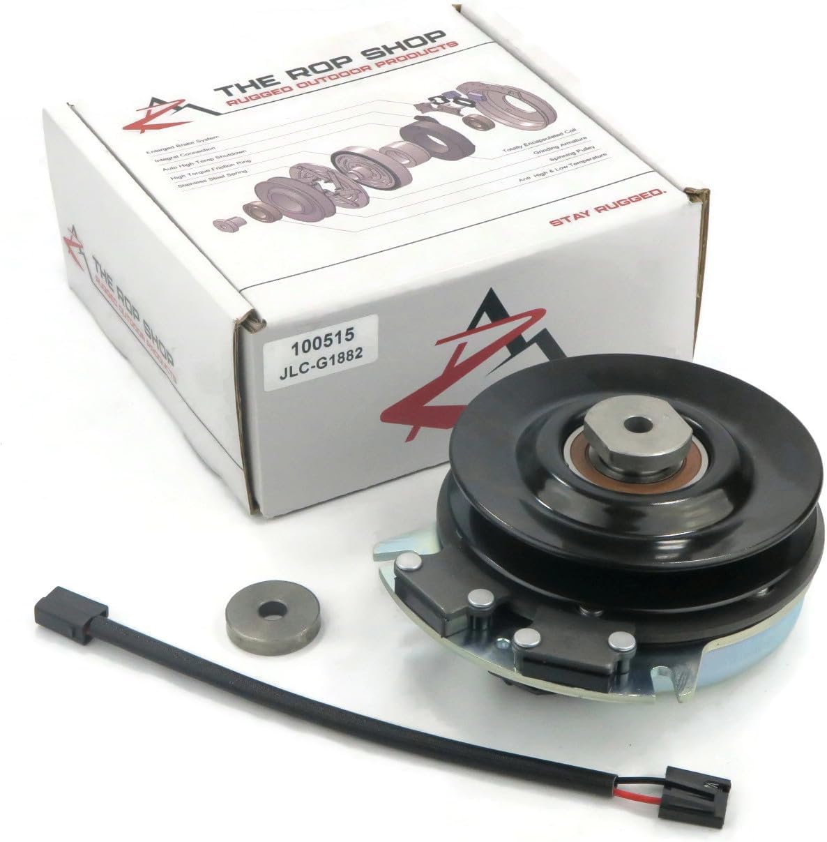 The ROP Shop | Electric PTO Clutch for John Deere TCA12522 Warner 5218-91 5218-307 Lawn Mowers