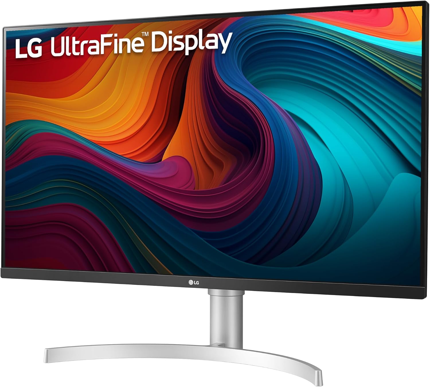 LG 32UN650-W Monitor 32' UHD (3840 x 2160) IPS Ultrafine Display, HDR10 Compatibility, DCI-P3 95% Color Gamut, AMD FreeSync, 3-Side Virtually Borderless Design, Height Adjustable Stand - Silve/White