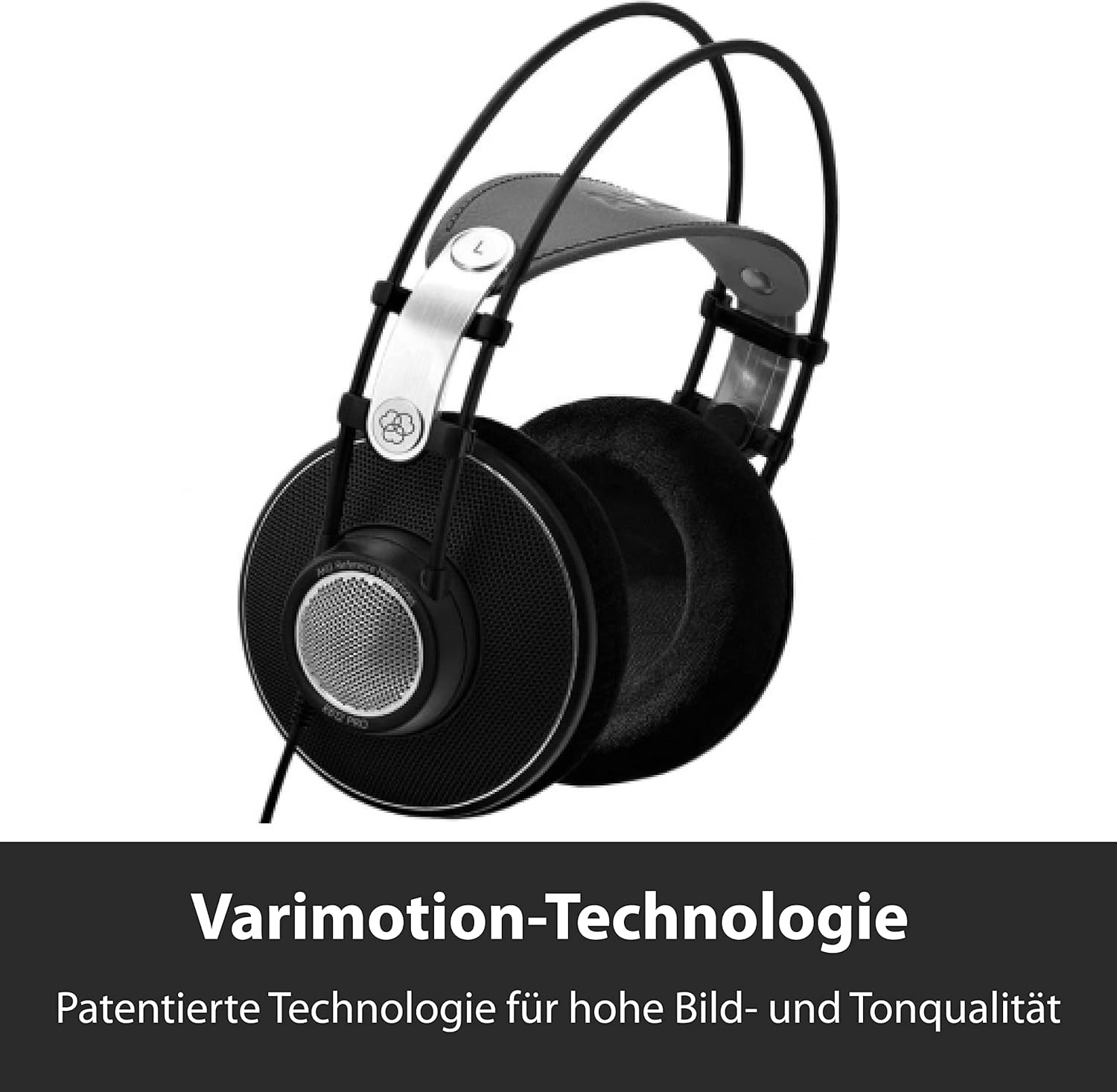 AKG Pro Audio K612 PRO Over-Ear, Open-Back, 120 Ohm, Premium Reference Studio Headphones. Wired for Professional Recording, Monitoring, hi-fi Listening. Light Weight, high Comfort. Black