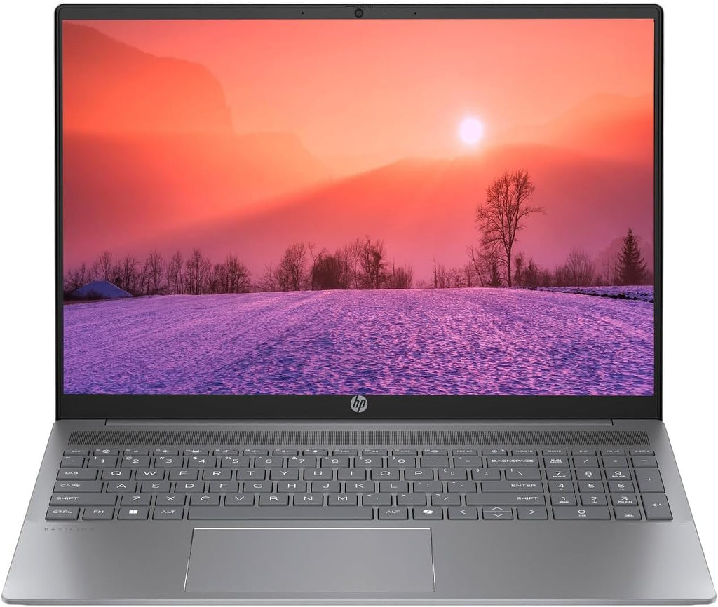 HP Pavilion Lightweight 16' 2K Laptop, Ryzen 5 8540U Processor Up to 4.89GHz, 8GB LPDDR5, 512GB SSD, Backlit Keyboard, Windows 11 Home OS, Star Gray, Renewed