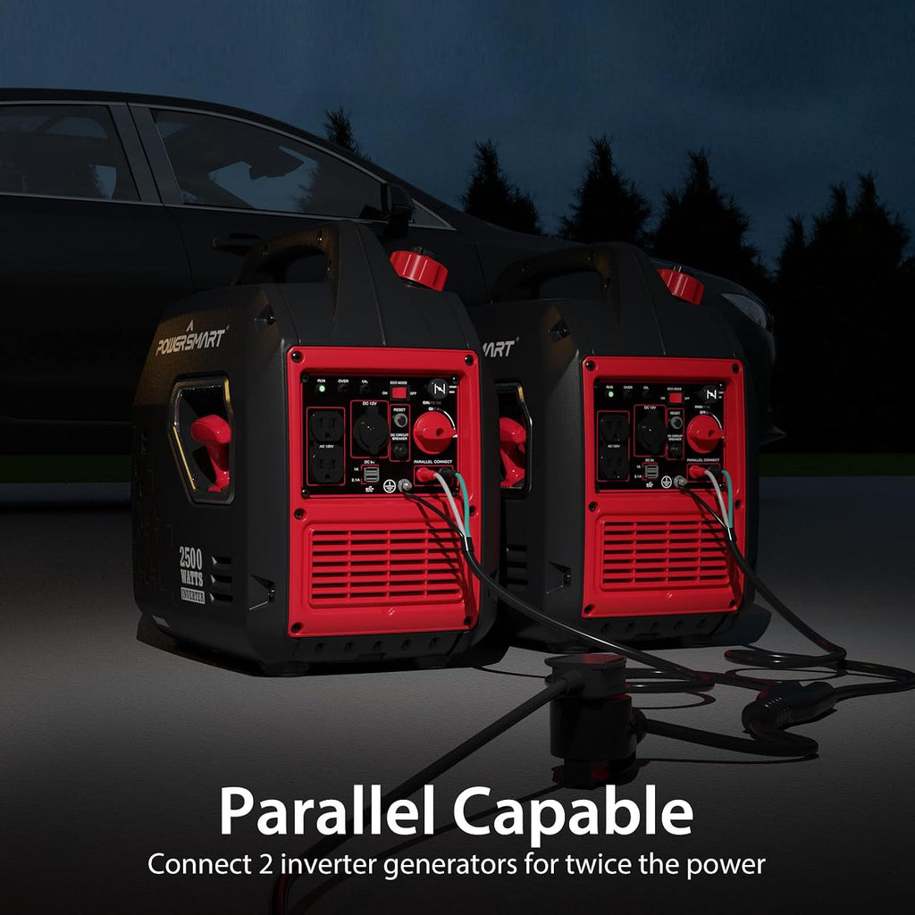 PowerSmart 2500-Watt Portable Inverter Generator with Quiet, Camping, EPA & CARB Compliant,PS5020W