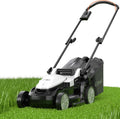Litheli Electric Lawn Mower Cordless,Grass Cutter Machine for 1600 Sq.Ft.Lawnmower with Brushless Motor,13.1' Cutting Width,8 Gallon Capacity,Cutting Height from 1 to 2.5 in（Without Battery）