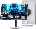 KTC 27 Inch Gaming Monitor 4K, Dual Mode UHD 160Hz & FHD 320Hz, PD 90W Type-C, HDR 400, Fast IPS, 125% sRGB, Adaptive Sync, HDMI 2.1&DP 1.4, Eye Care, Tilt/Swivel/Pivot/Height Adjustment, VESA, H27P6