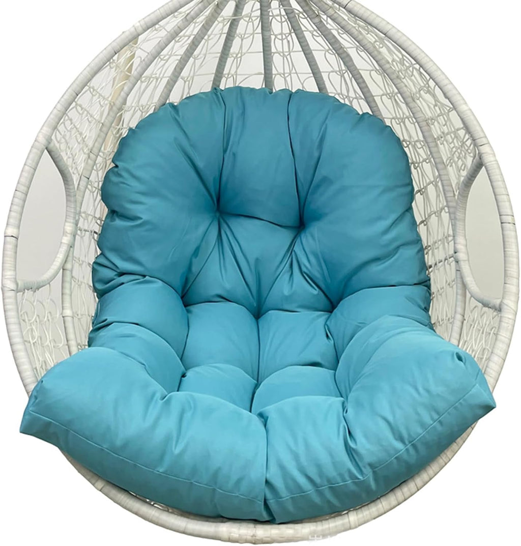 Waterproof Rocking Chair Cushion Detachable Washable Household Garden Hanging Chair Cushions with Comfort Non-Slip Bottom, Papasan Swing Cushion for Indoor/Outdoor(Color:A)