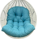 Waterproof Rocking Chair Cushion Detachable Washable Household Garden Hanging Chair Cushions with Comfort Non-Slip Bottom, Papasan Swing Cushion for Indoor/Outdoor(Color:A)