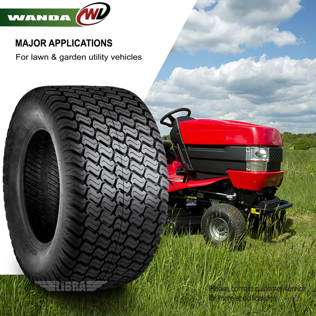 WANDA Lawn Mower Tractor Turf Tires 24x12-12 P332 /4 ply -Set 2 24x12.00-12 Tires
