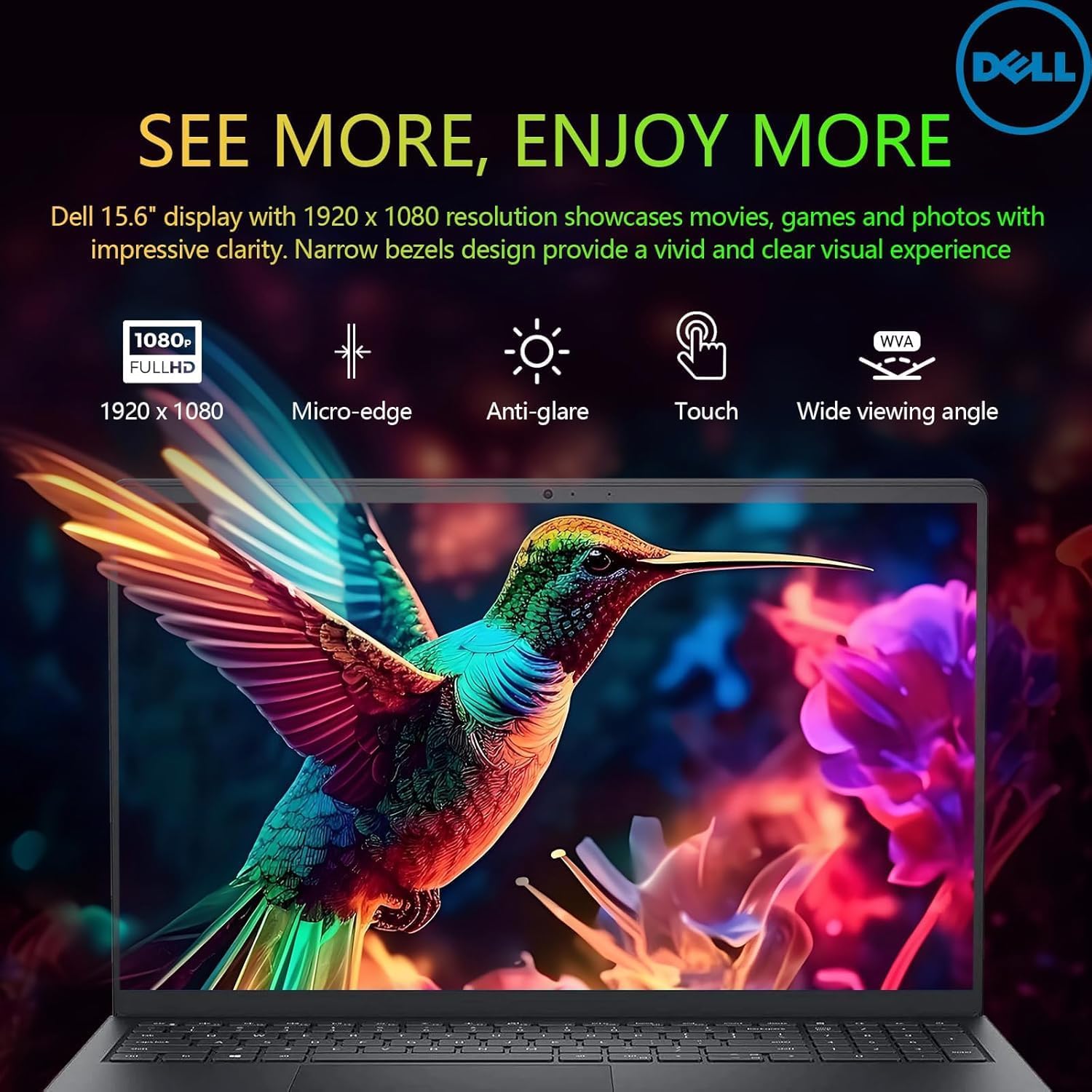 Dell Inspiron 15 3530 Laptop, 15.6' FHD Touchscreen, Intel Core i7-1355U,16GB RAM,1TB SSD Microsoft Lifetime Office 2024 &Windows 11 Pro, Wi-Fi 6, Long Battery Life,Black
