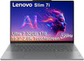 Lenovo Slim 7i Aura Edition AI Laptop (15.3' QHD+ 120Hz Touchscreen, Intel Core Ultra 7 258V, 32GB DDR5, 1TB SSD), Arc 140V GPU, Backlit, Copilot+ PC, 1080P IR Webcam, Wi-Fi 7, Win 11 Home, Luna Grey