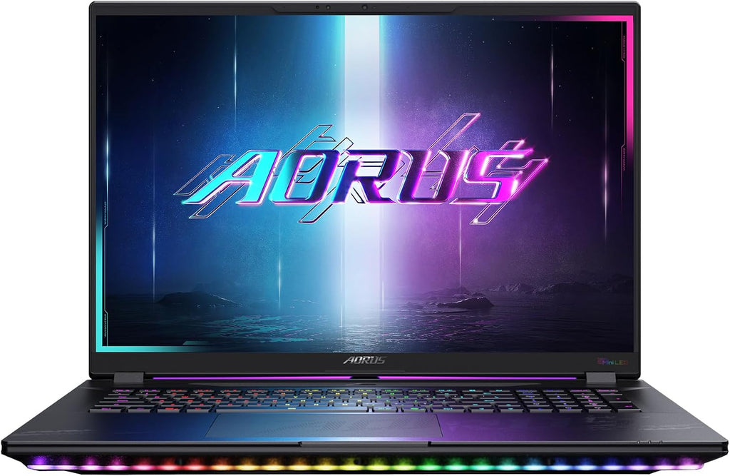 GIGABYTE AORUS Master 18 Gaming Laptop -240Hz 2560x1600 Mini-LED - Manufactured by NVIDIA GeForce RTX 5090 - Intel Core Ultra 9 275HX - 2TB SSD with 64GB DDR5 RAM - Windows 11 Home AD (BZHC6USD45SH)