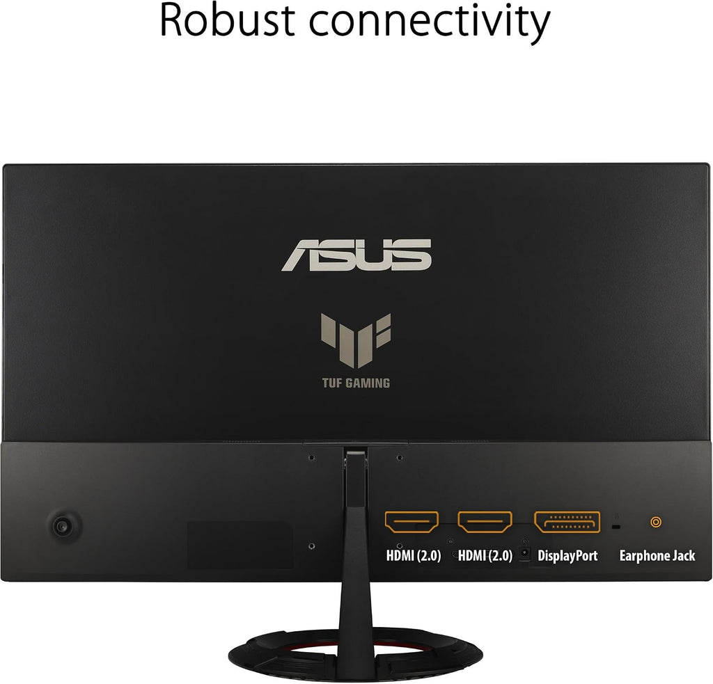 ASUS TUF Gaming 23.8' 1080P Monitor (VG249Q3R) – Full HD, 180Hz, 1ms, Fast IPS, Extreme Low Motion Blur, FreeSync, Variable Overdrive, Shadow Boost, Eye Care, 100% sRGB, 3 yr Warranty