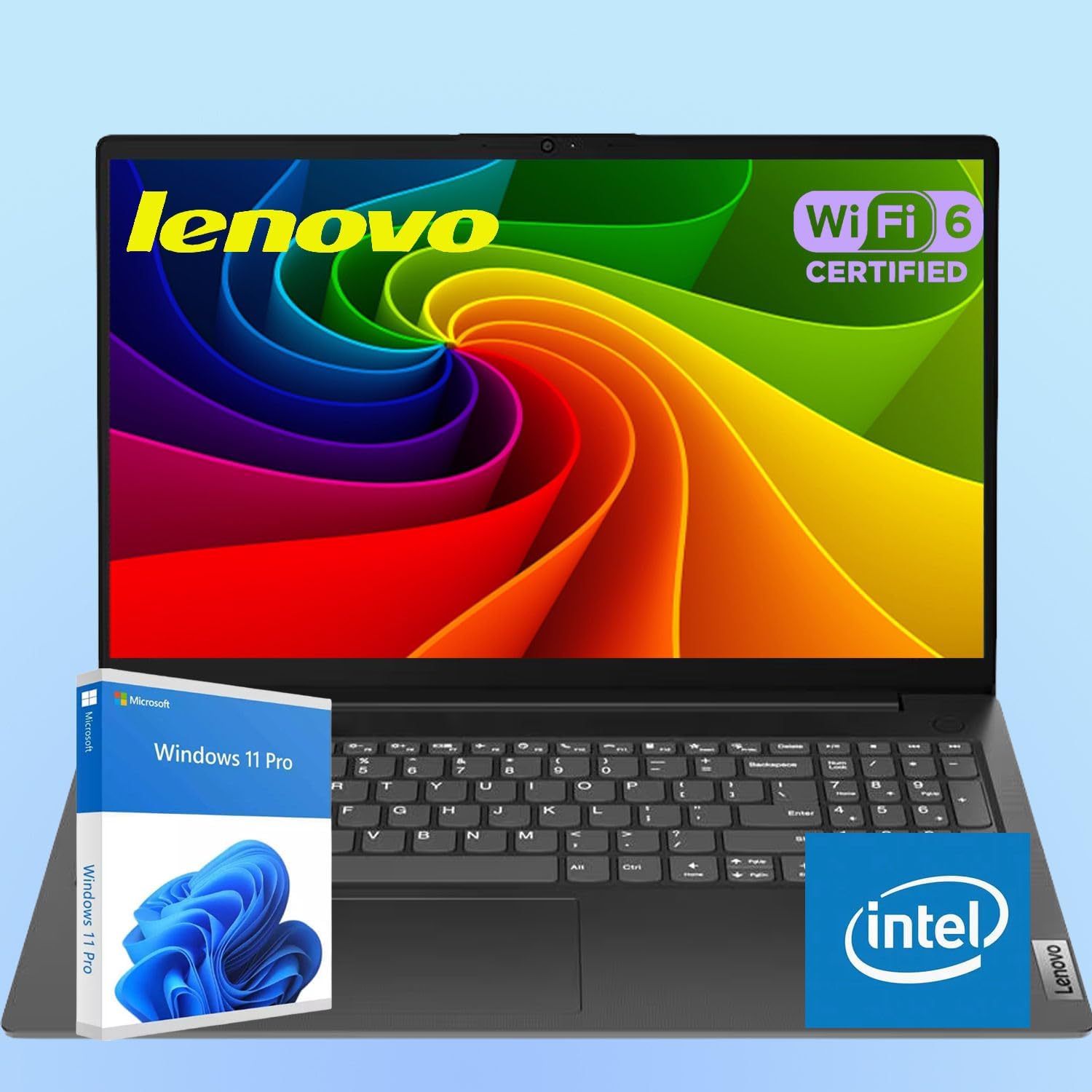 Lenovo V15 Laptop(2025/2026 Edition) | Intel 4-core Processor | 15.6' FHD (1920 x 1080) | 40GB DDR4 | 1TB PCIe SSD | WiFi-6 | Military Durable | Windows 11 Pro | School, Business & Productivity