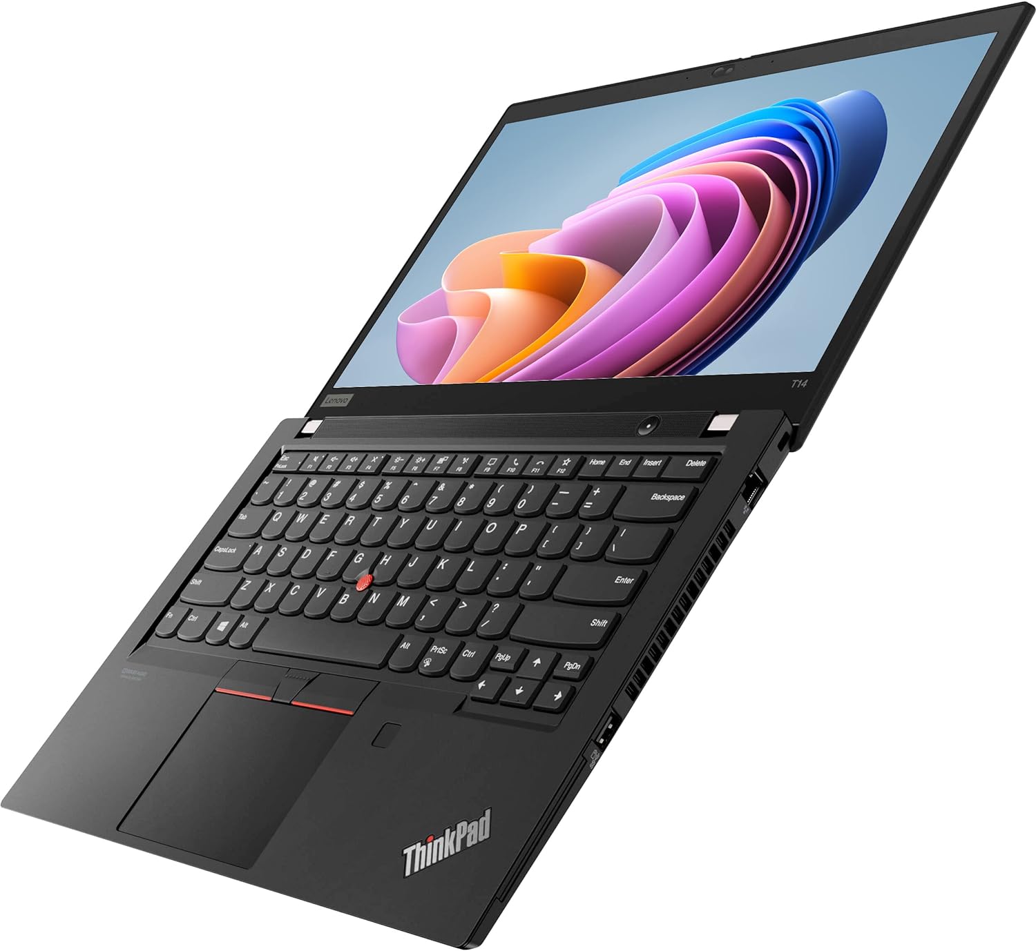 Lenovo Thinkpad T14 (Gen 1) 14' Laptop, i5 10310U 1.7Ghz, 16GB DDR4, 512GB NVMe SSD, 1080p Full HD, Thunderbolt 3, HDMI, Webcam, Windows 11 Pro (Renewed)