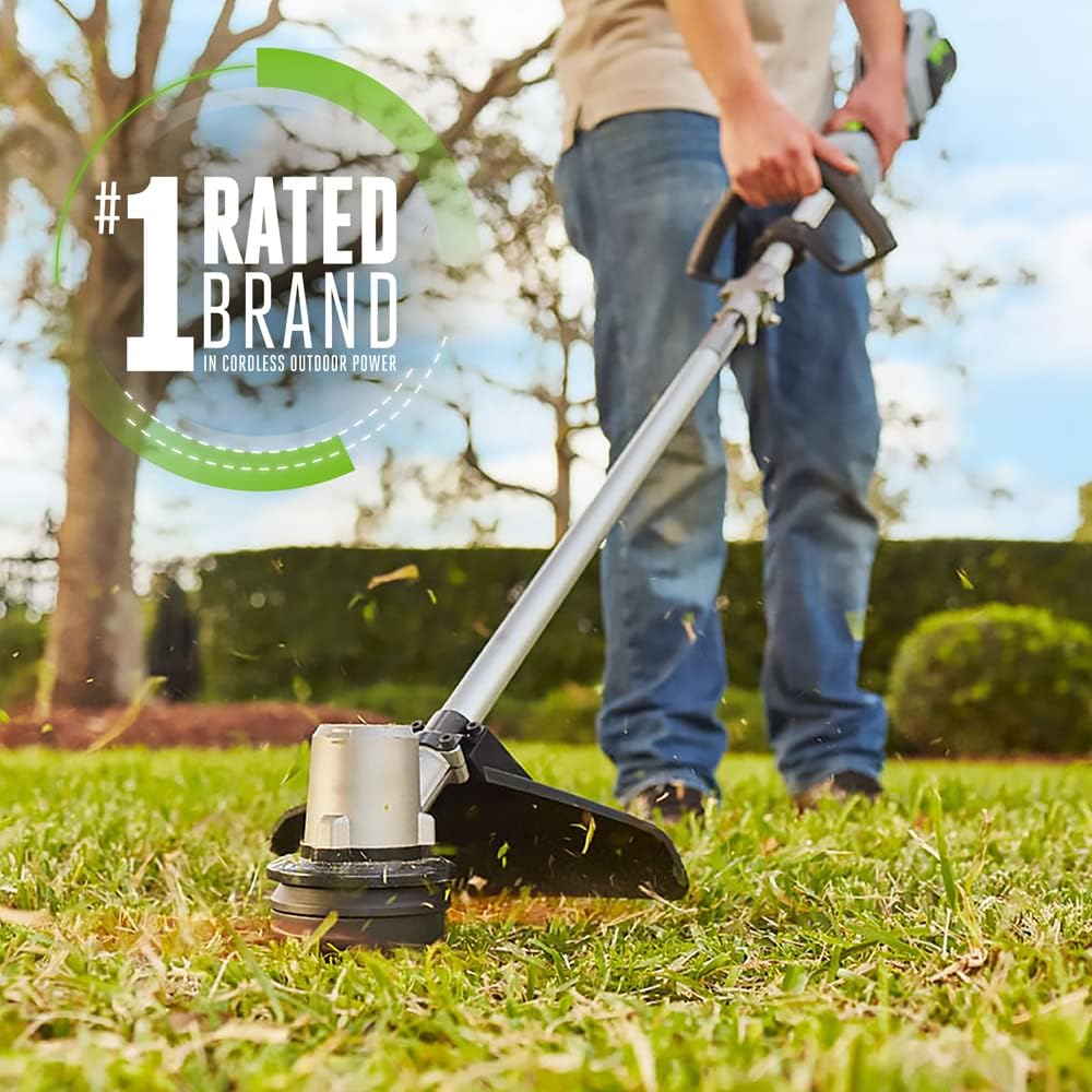 EGO POWER+ String Trimmer, Battery Powered, 15' Trimmer for Weeds and Grass with Rapid Reload, Split Shaft, Includes 56V 2.5Ah Battery and Charger - ST1502SA