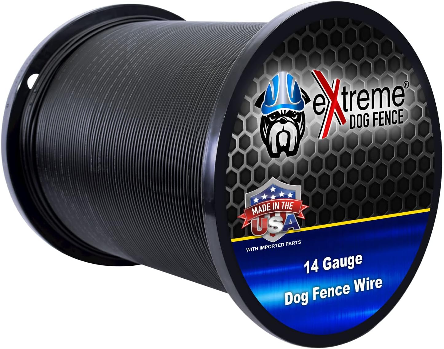Electric Dog Fence Wire 14 Gauge 1000 Ft - Heavy Duty Core Electric Dog Fence Boundary Wire - Compatible with All In-Ground Pet Fence Systems