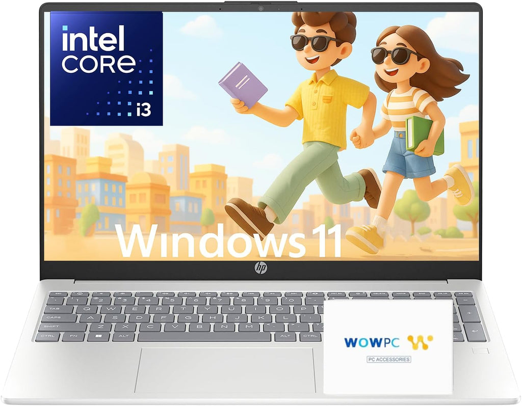 HP Pavilion 15.6' FHD Display Business Laptop Computer • Intel 8-Core i3 N305 CPU • 16GB RAM • 512GB SSD • Wi-Fi 6 • Fingerprint Reader • Windows 11 with Microsoft Office
