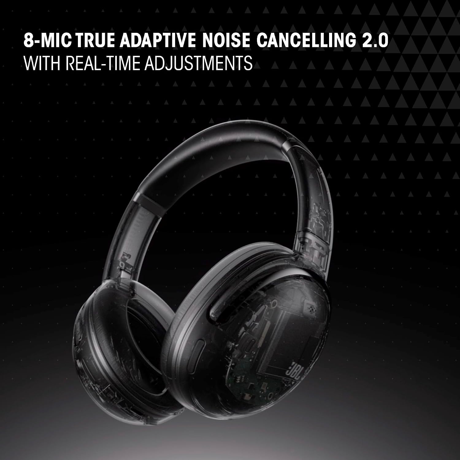 JBL Tour One M3 Smart Tx - Wireless Over-Ear Noise Cancelling Headphones with Smart Transmitter, Hi-Res Audio (3.5mm or USB-C), Spatial 360 Sound with Head Tracking & 70Hrs of Playback (Black)