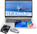 HP 17.3' FHD Laptop Computer, Intel Core i5-1334U, 16GB RAM, 1TB PCI-E SSD, Windows 11 Pro, Free Lifetime MS Office • Copilot AI, Intel Iris Xe Graphics, 8-in-1 HUB, Natural Silver