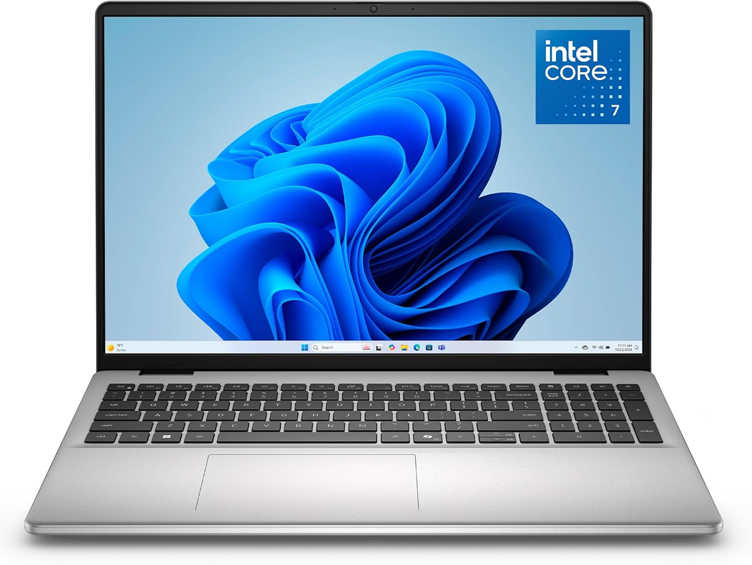 Dell 16 Laptop DC16251-16.0-inch 16:10 FHD+ Display, Intel Core 7 150U, 16GB DDR5 RAM, 1TB SSD, Intel Graphics, Windows 11 Home, Onsite Service - Platinum Silver (Metal Chassis)