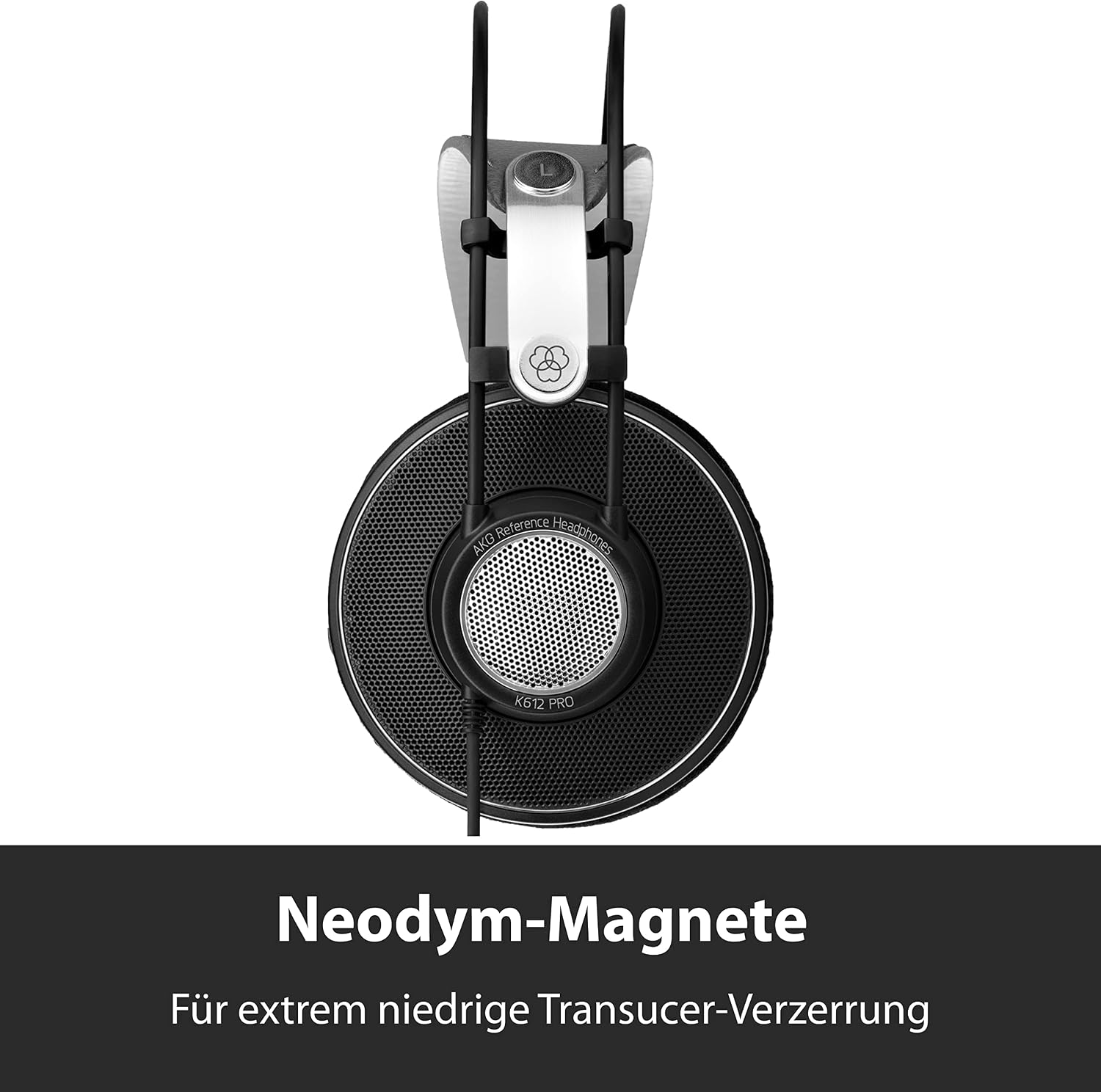 AKG Pro Audio K612 PRO Over-Ear, Open-Back, 120 Ohm, Premium Reference Studio Headphones. Wired for Professional Recording, Monitoring, hi-fi Listening. Light Weight, high Comfort. Black