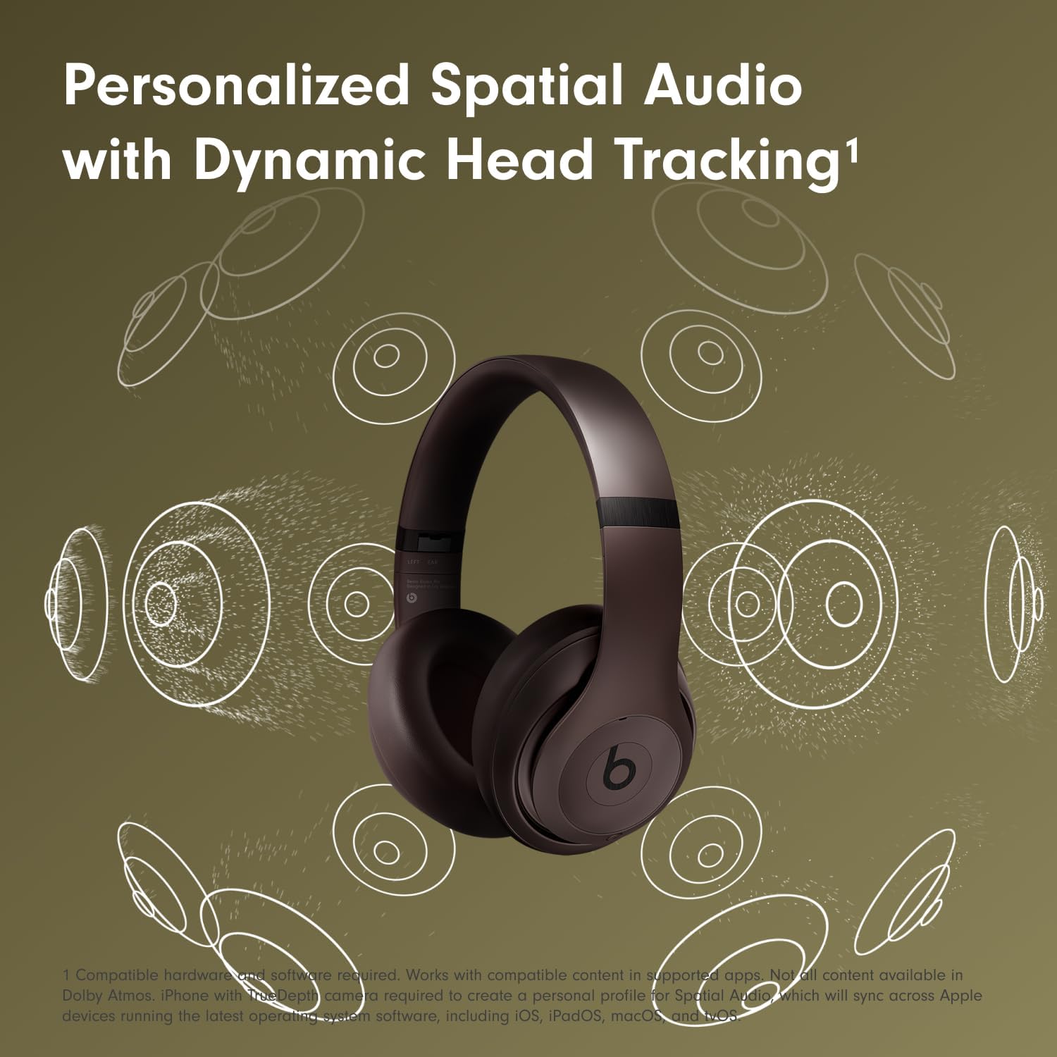 Beats Studio Pro (Renewed Premium) Wireless Bluetooth Noise Cancelling Headphones - Deep Brown