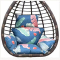 Rocking Chair Cushion - Thick Hanging Hammock Chair Cushions with Headrest - Washable Indoor Cushion for Rattan Swing Chairs(Cushion only)