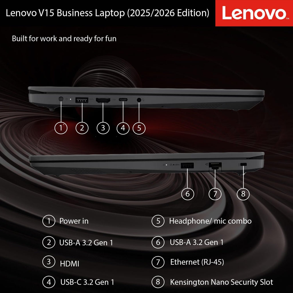 Lenovo 2026 New Business and Student Laptop, Ryzen 3 7320U(Outperforms Intel i7-1065G7), 16GB DDR5, 256GB PCIE, 15.6' FHD Display, Wi-Fi 6, Bluetooth 5.3, 14.5 Hours Battery Life, Windows 11 Pro