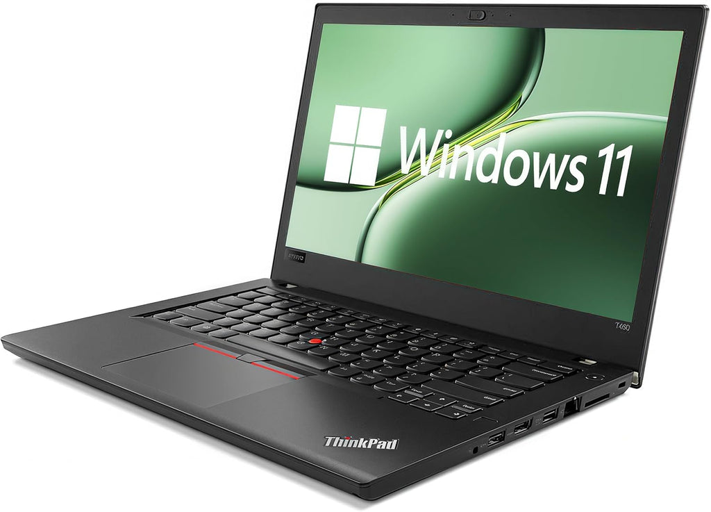 Lenovo ThinkPad T480 Windows 11 Pro Laptop Computer, 14' Business Laptop, Intel Core i5-8350, 16GB RAM, 256GB SSD, Type-C, HDMI, Webcam(Renewed)
