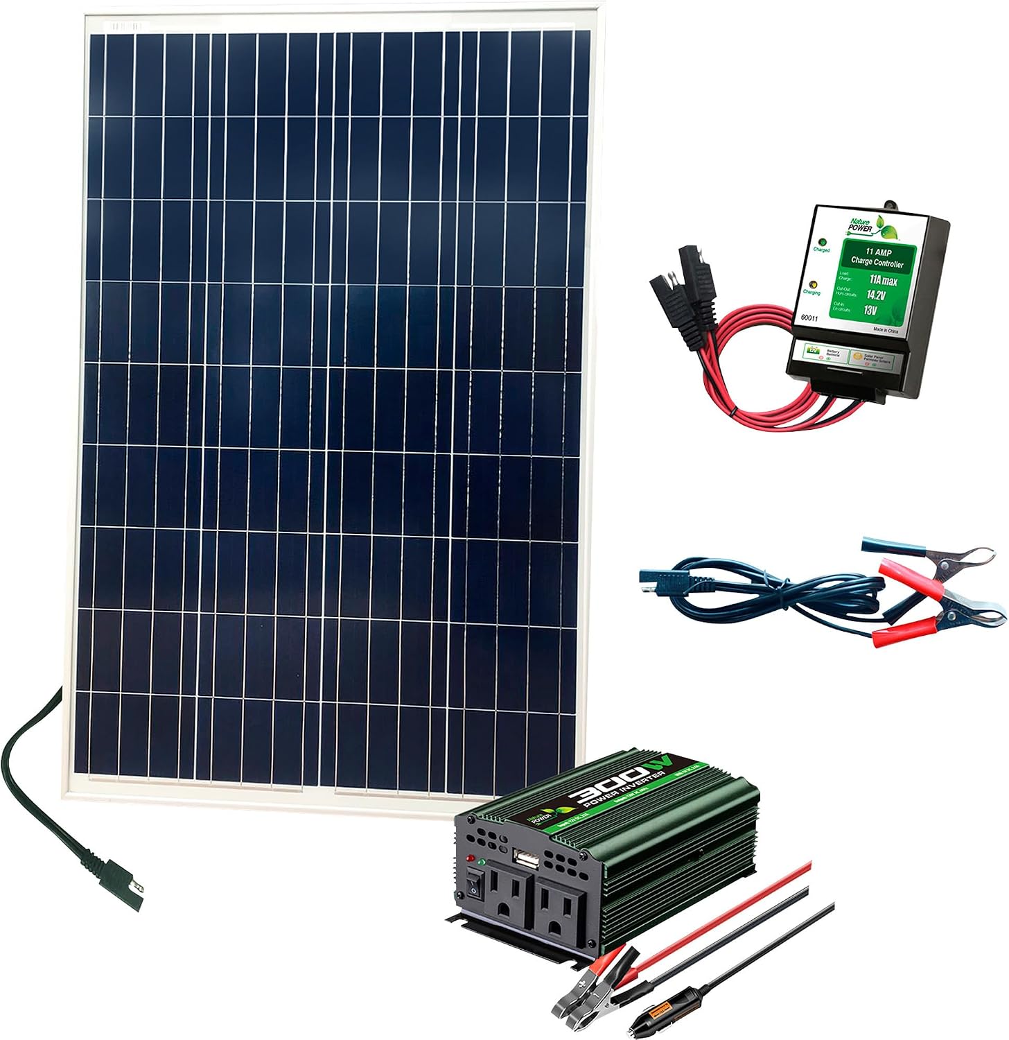 Nature Power 110 Watt Complete Solar Panel Kit