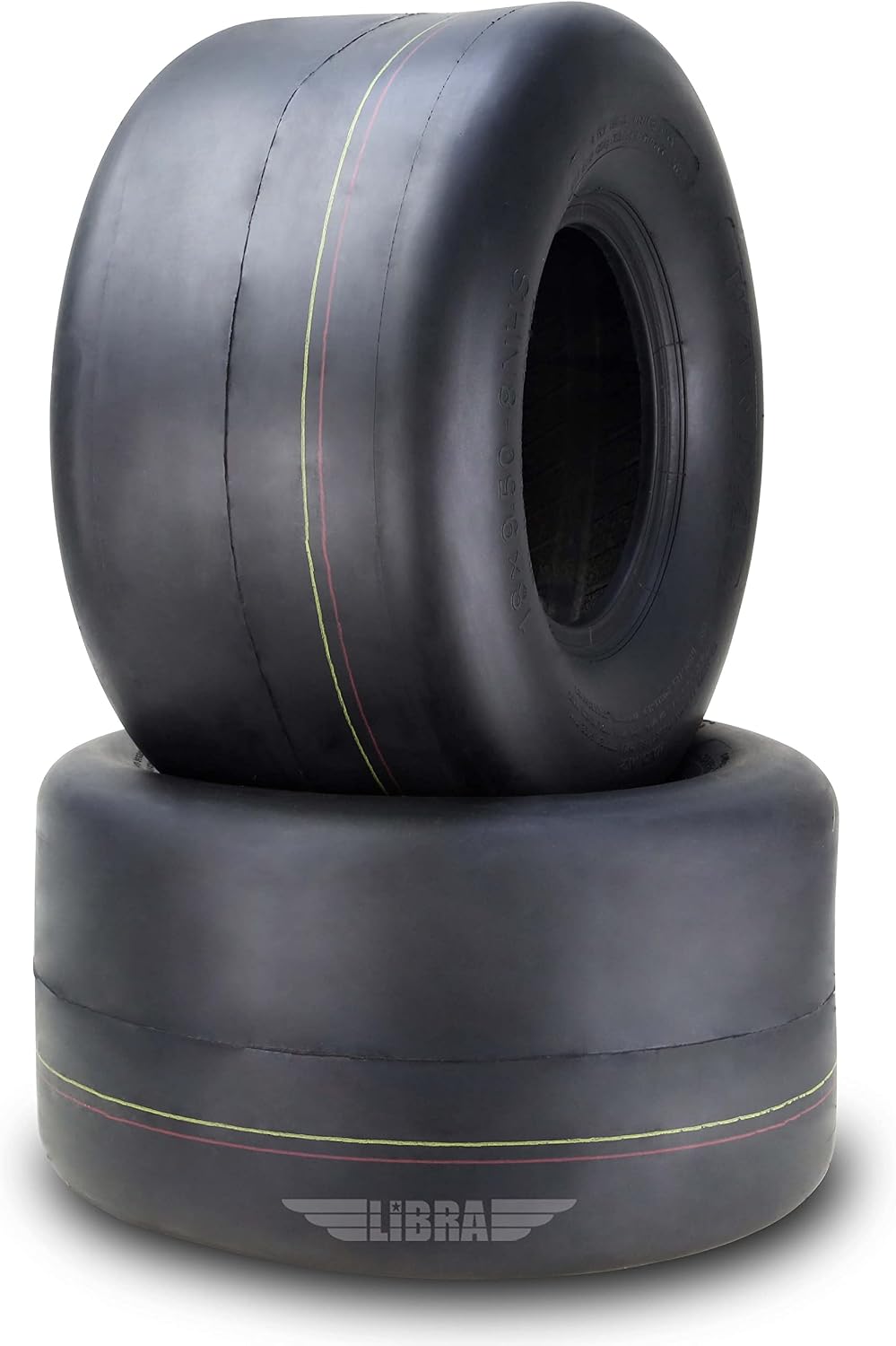 WANDA Set 2 18x9.5-8 Smooth Lawn Mower Utility Cart Turf Tires 18x9.5x8 /4 ply - 13210