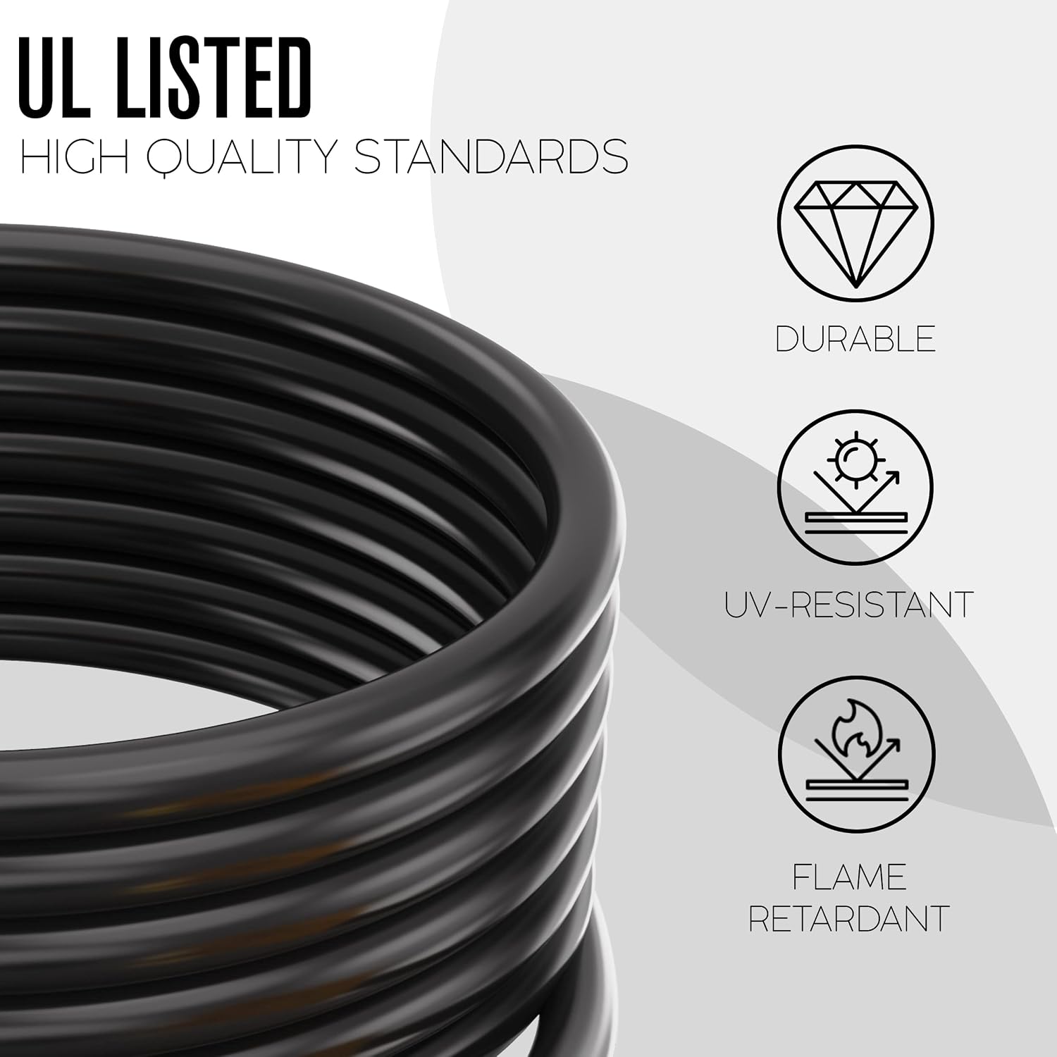 Houseables 50 Amp RV Extension Cord, 50 Amp RV Cord, Generator Cable, 50amp Power Cable, Generator Wire, 50a Shore Power, Twist Lock, Camper, 4 Prong, SS2-50R to 14-50P, STW, 125/250v, UL Listed, 30FT