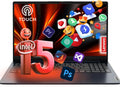 Lenovo IdeaPad 15.6' FHD Touchscreen Business Laptop with Lifetime Web Office 365 - Intel 13th 10-Core i5 (Outperforms i7-1255U) - 24GB RAM, 1TB SSD - WiFi 6, 10HR Battery, 720p Camera